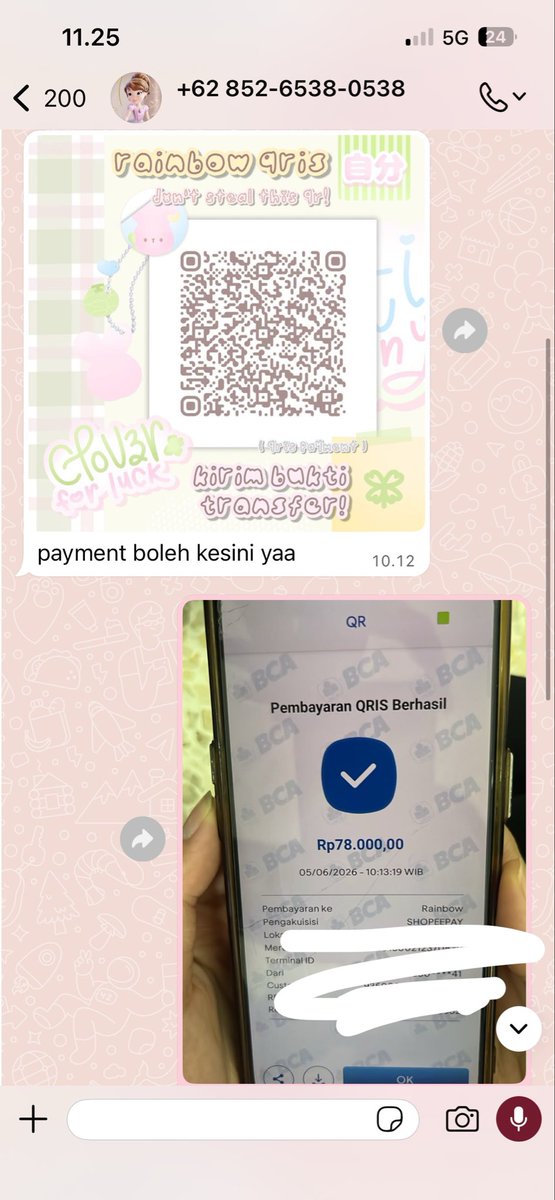 hoo0oi's tweet photo. Spill penipu GPT PLUS @.wemysx memek

No : +62 852-6538-0538 / 085265380538 / 0852-6538-0538
Nama qr : rainbow qris

#zonauang #zonabu #wtb #wts https://t.co/KOEvfBBr7t