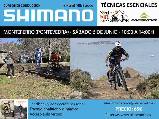 planetmtb_'s tweet photo. ÚLTIMAS INSCRIPCIONES 🚨para nuestro Curso de Técnicas Esenciales Completas🚵‍♂️, que impartirá por David GF MTB Rider✅ en Monteferro (Pontevedra) 🌏 este sábado 6 de Junio🗓️.

Toda la info aquí📝👉🔗: https://t.co/kqeJwSSBfn 

#Shimano
#MTB
#PlanetMTB
#btt https://t.co/asOJDCAFoq