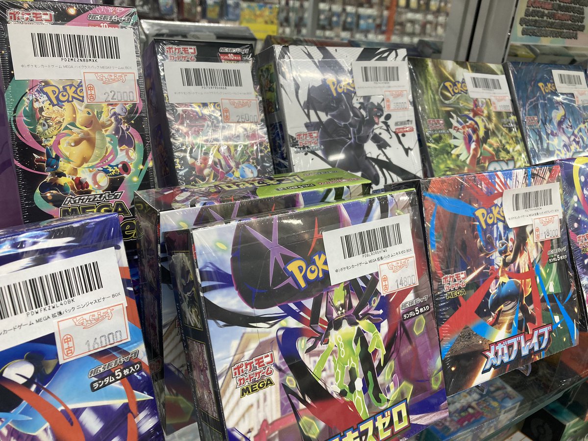 🐱【ポケモンカード】商品情報🐱 ショーケースにて未開封商品を多数お