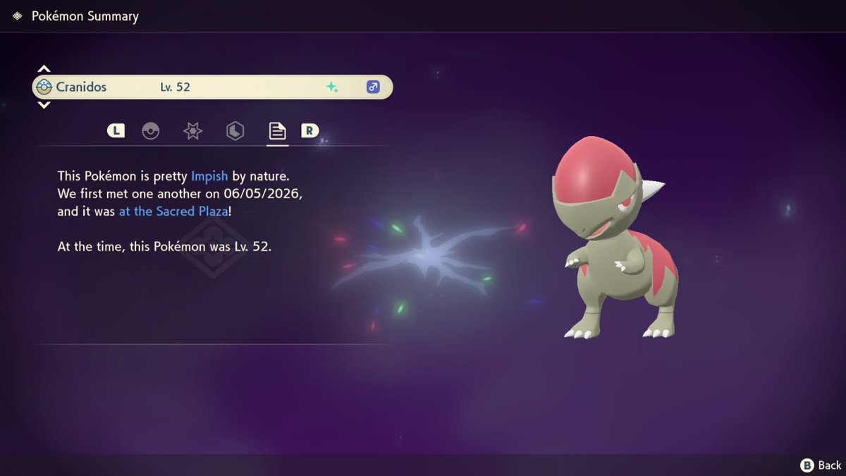 LeafCruz20's tweet photo. Ouch... this one hurt me because this is the 3rd one I got, aiming for Shiny Shieldon 😖
Only 47 Space-Time Distortion🌌
#ShinyPokemon #PokemonLegendsArceus #Cranidos #PokemonFossil #SpaceTimeDistortion https://t.co/DuLrKH8HOy