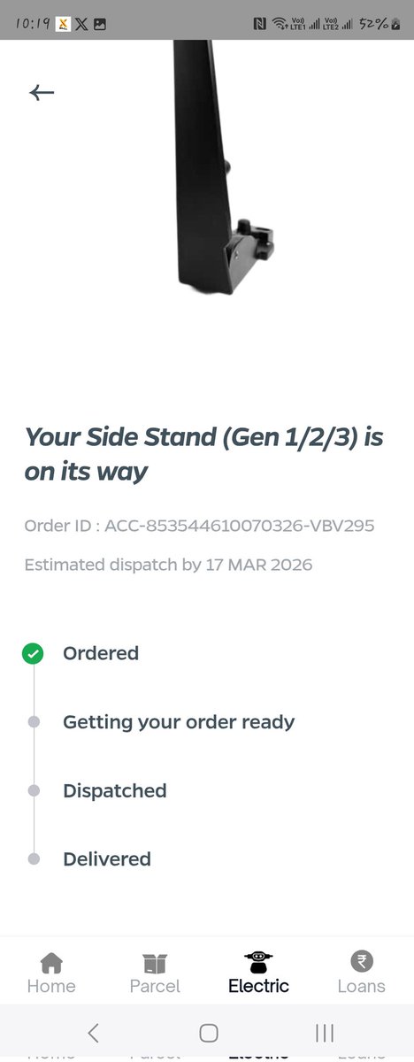 sanjaymalwas's tweet photo. I order spare part ola scooter in march month . I not receive till today , ola fraud  @OlaElectric @OlaEV_Support @bajaj_chetak @makeinindia https://t.co/m20OflG6Mi