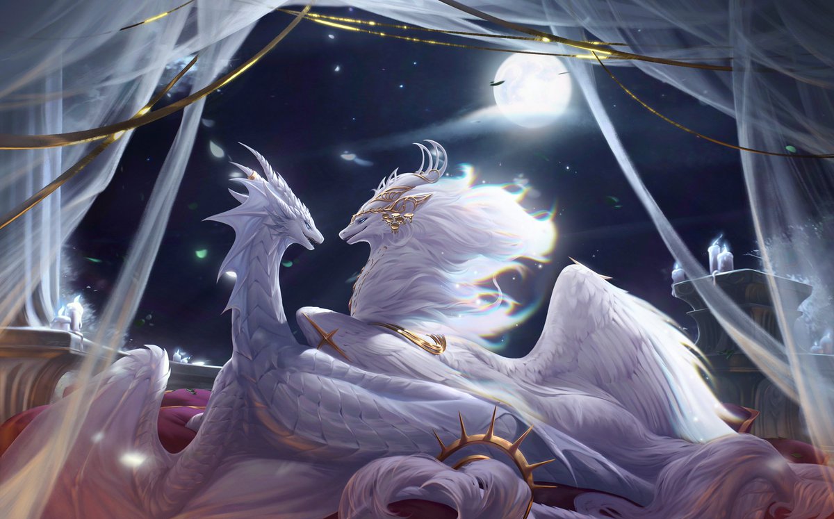 Anguspme's tweet photo. Moon Beams and Gentle Breeze
Comm for @LechuzaIrreal  and 艾卡瑞娅 https://t.co/9HonketydO