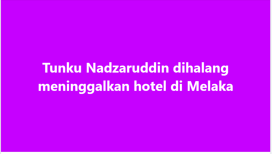 SinarOnline's tweet photo. Tunku Nadzaruddin dihalang meninggalkan hotel di Melaka

Tunku Nadzaruddin Tuanku Jaafar yang sepatutnya menghadiri satu majlis rasmi di Balai Kediaman Rasmi Tunku Besar Tampin pada Jumaat dipercayai telah dihalang polis daripada meninggalkan sebuah hotel di Melaka.

ARTIKEL: https://t.co/AMmVC01MoT

#SinarHarian  #beritaterkini #NegeriSembilan