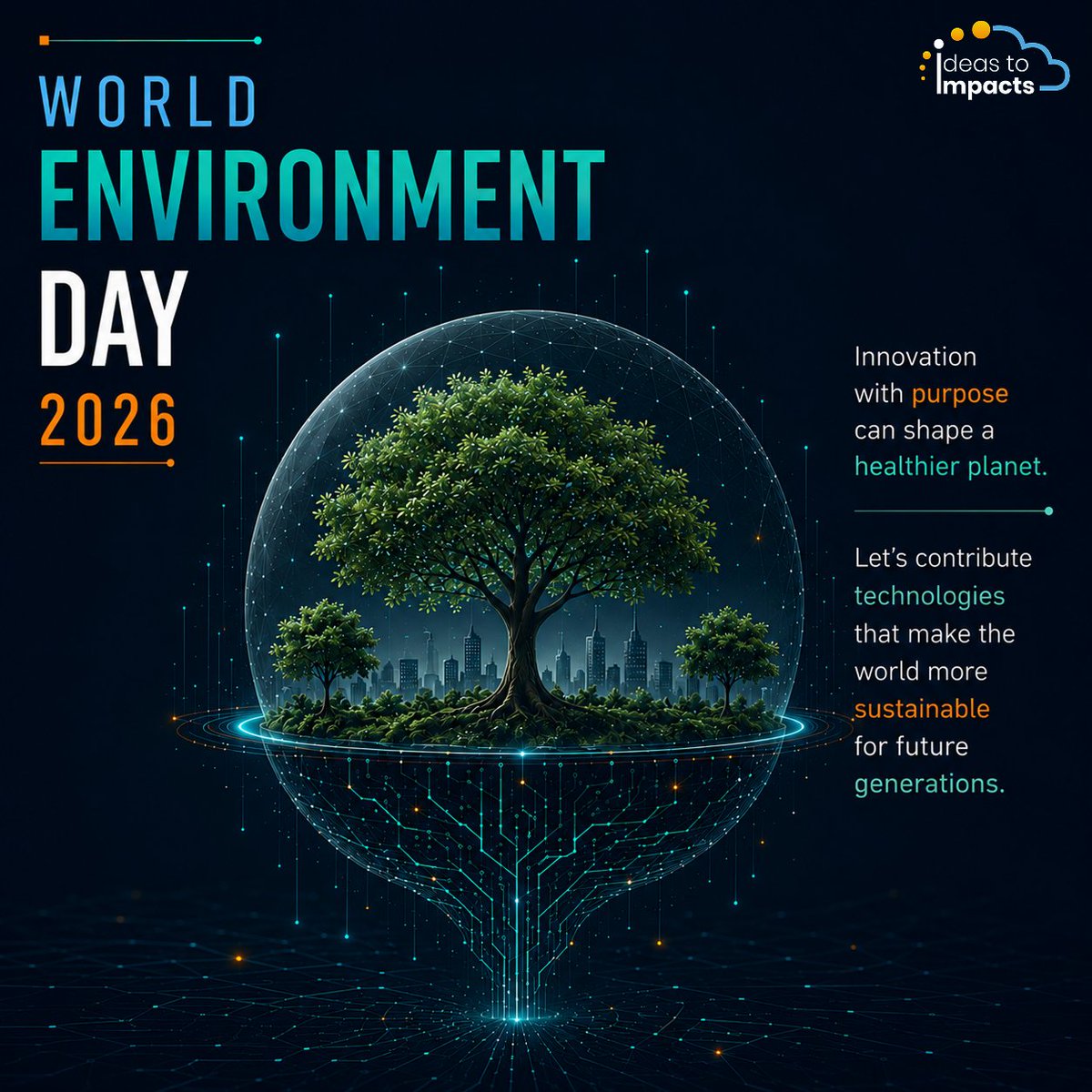 IdeasToImpacts's tweet photo. 🌍𝐈𝐧𝐧𝐨𝐯𝐚𝐭𝐢𝐨𝐧 𝐰𝐢𝐭𝐡 𝐩𝐮𝐫𝐩𝐨𝐬𝐞 𝐜𝐫𝐞𝐚𝐭𝐞𝐬 𝐚 𝐡𝐞𝐚𝐥𝐭𝐡𝐢𝐞𝐫 𝐩𝐥𝐚𝐧𝐞𝐭.

This 𝐖𝐨𝐫𝐥𝐝 𝐄𝐧𝐯𝐢𝐫𝐨𝐧𝐦𝐞𝐧𝐭 𝐃𝐚𝐲, let's build technologies that drive progress while 𝐩𝐫𝐨𝐭𝐞𝐜𝐭𝐢𝐧𝐠 𝐨𝐮𝐫 𝐟𝐮𝐭𝐮𝐫𝐞. 🌱

#WorldEnvironmentDay #GreenTechnology https://t.co/1LYF9rSu47