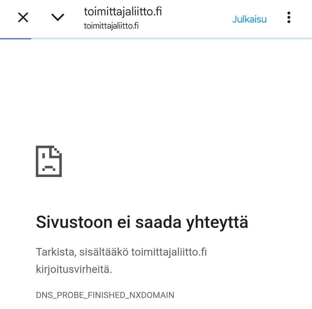 LassiSiljanto's tweet photo. @HuuhtanenPanu on näköjään blokannut. Olisin vain kysynyt, koska toimittajaliiton nettisivut aukeavat? 5kk niitä on nyt laitettu kuntoon. Ja mikä on reformistudion sivujen tilanne? Ne on ollut alhaalla jo pidempään. https://t.co/P5xPpETTg2