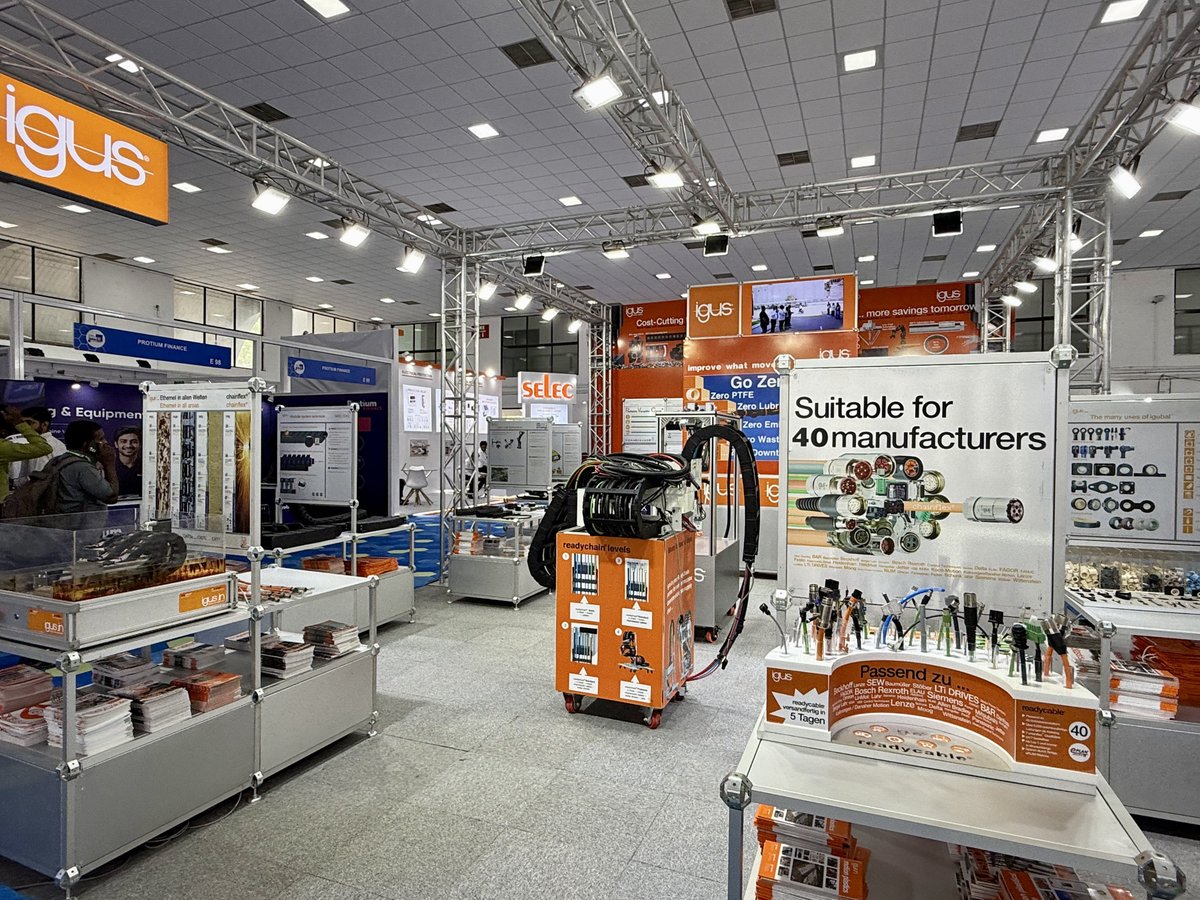 IgusIndia's tweet photo. INTEC 2026 is off to a great start!

We are delighted to welcome industry professionals, manufacturers, and automation experts to the igus® India booth. 

📍 Hall E | Booth 63
📍 CODISSIA Trade Fair Complex, Coimbatore
📅 04–08 June 2026

#igusIndia #INTEC2026 #MotionPlastics https://t.co/Y9okBWA5WV