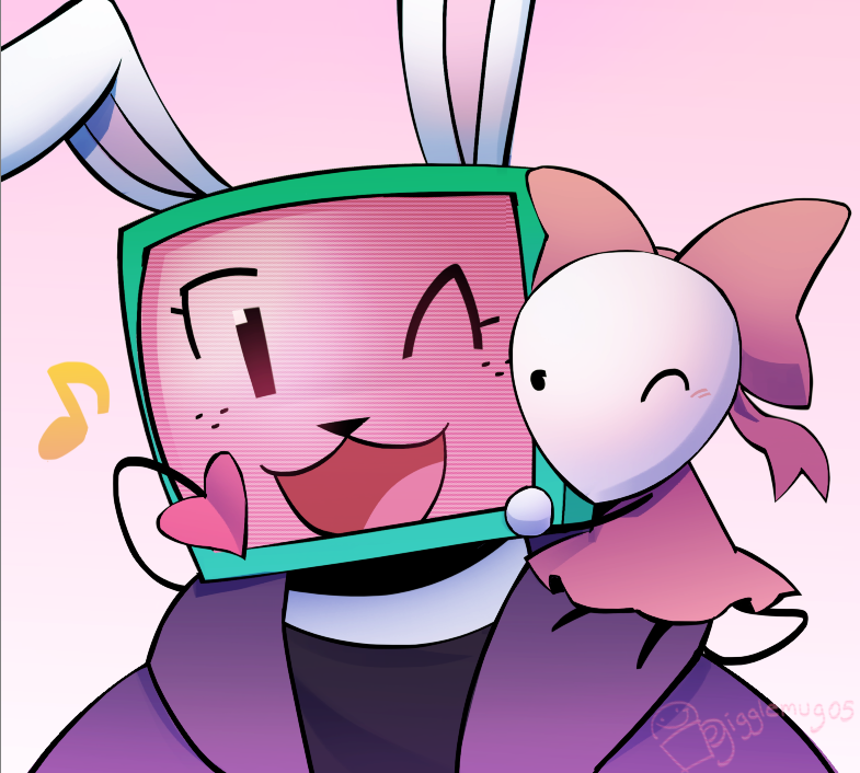gigglemug05's tweet photo. sorry 4 barely any new art i recently brought home a puppy for the first time a few days go...but here is a mel and mozelle piece i did today :-)
#regretevator #roblox #art #fanart https://t.co/APNfFaBtTW