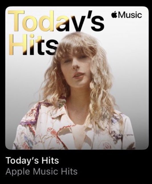TSUpdating's tweet photo. 🚨| Taylor Swift is the cover of Apple Music’s “Today’s Country” and “Today’s Hits” playlists, with ‘I Knew It, I Knew You’ at the top of the playlists. https://t.co/bdWcbfcF57