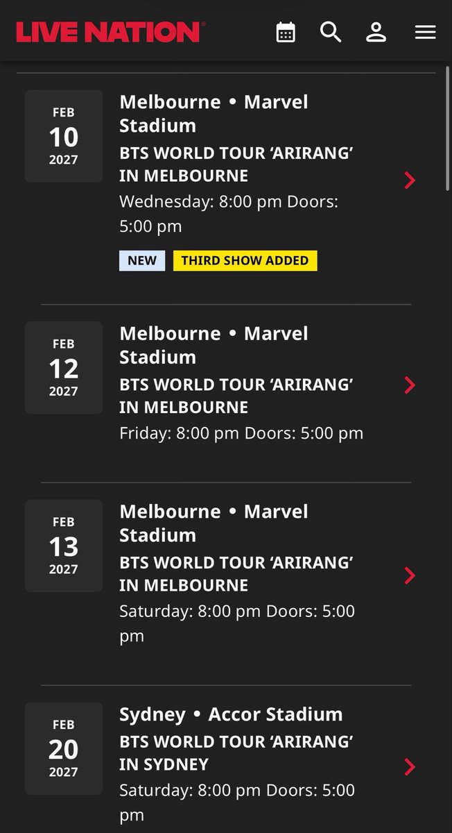 wildflwrkive's tweet photo. omg nice the concert start time was updated to 8pm https://t.co/FSPxFEg8lC