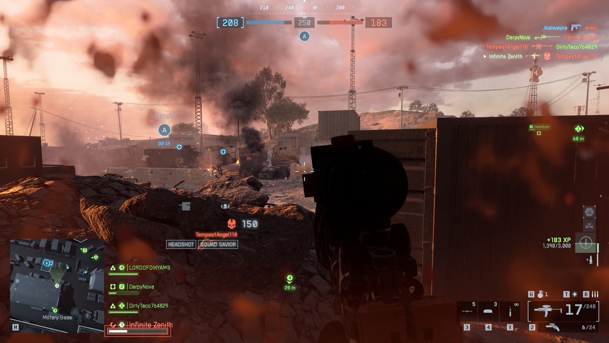 InfiniteZenith's tweet photo. Totally destroyed a cheater calling himself "TempestAngel118" in #Battlefield6 https://t.co/wm1ezI6b4c