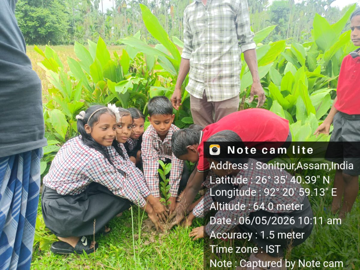 OrangTiger's tweet photo. #WorldEnvironmentDay at Orang NP&amp;TR! Through #EkPedMaaKeNaam, forest staff, local communities &amp; EDC members planted trees, reaffirming our commitment to conservation.
#NowForClimate
@moefcc  @ntca_india @assamforest @mkyadava @pradipta_baruah https://t.co/mQliUlCyn4