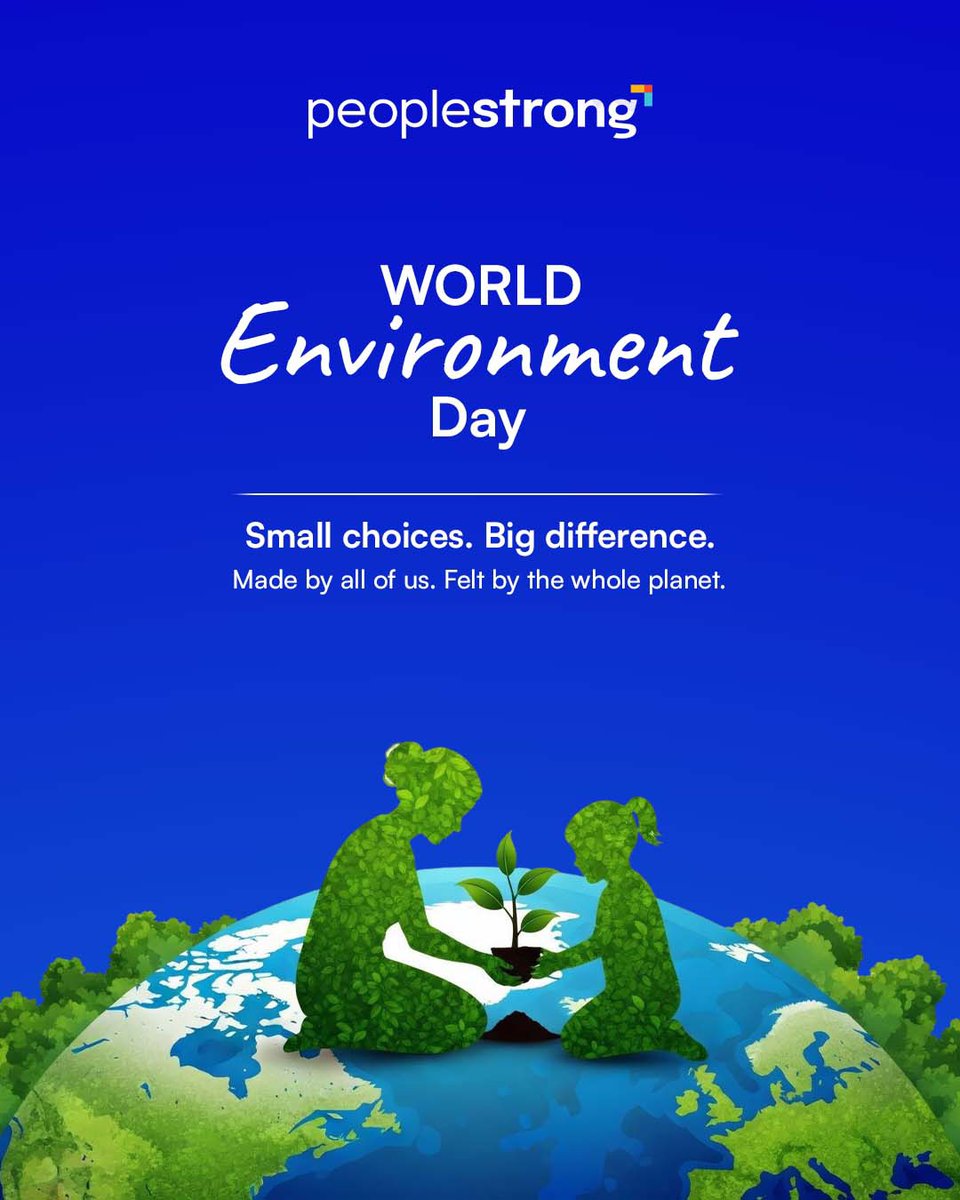 peoplestrong's tweet photo. its people - and the small stuff, done quietly and consistently, is what actually adds up.

Small choices. Every day. That's the difference.

#WorldEnvironmentDay #NowForClimate https://t.co/2ee1Y65W0q