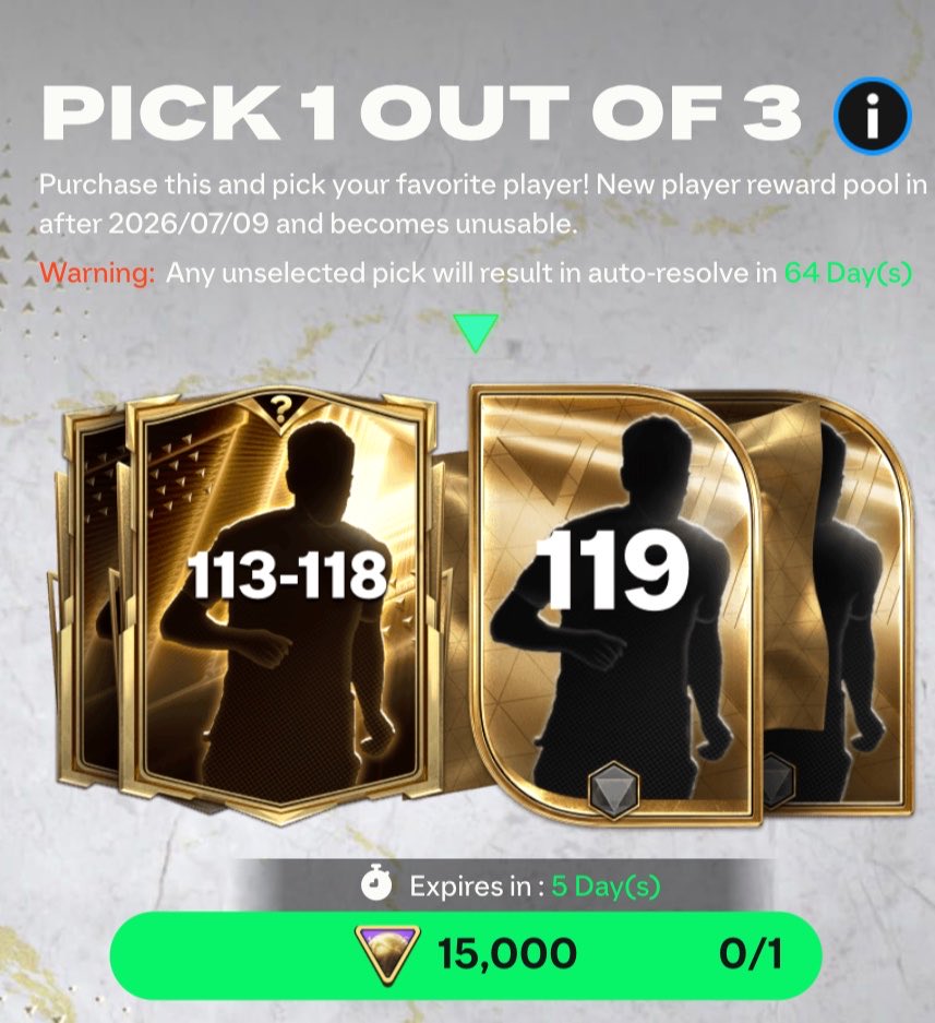 AdrenalineFCM's tweet photo. #F2PGUIDE UPDATE 🔴
You guys are getting a free 119 OVR Player Pick from the Extra time!! 👀
It’s a huge W for the #F2PS !! 🐐
You just need to collect 15k phase tokens! 🔥
You can collect phase tokens from daily picks, trivia time, etc. 🤗
#fcmobile #theworldsgame #trending https://t.co/OQBJXtsRFw