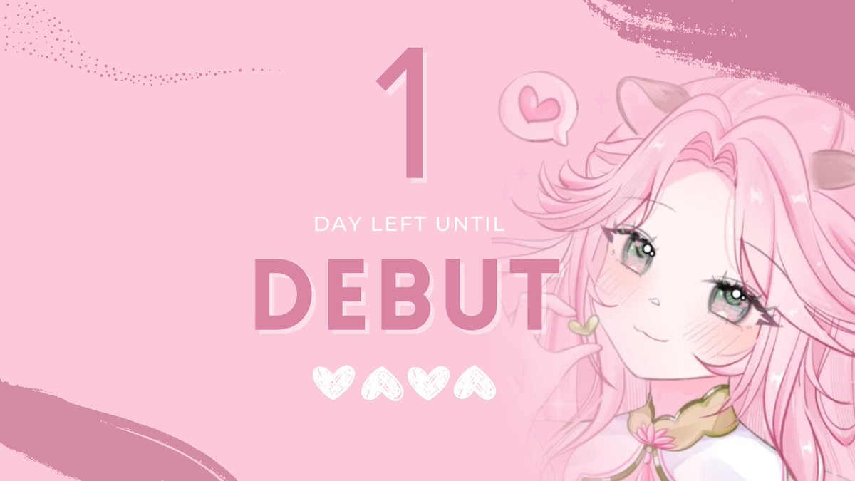 MintyMewsic's tweet photo. TOMORROW IS MY DEBUT AHHHH 😭💗 https://t.co/GnjaCF83Vz