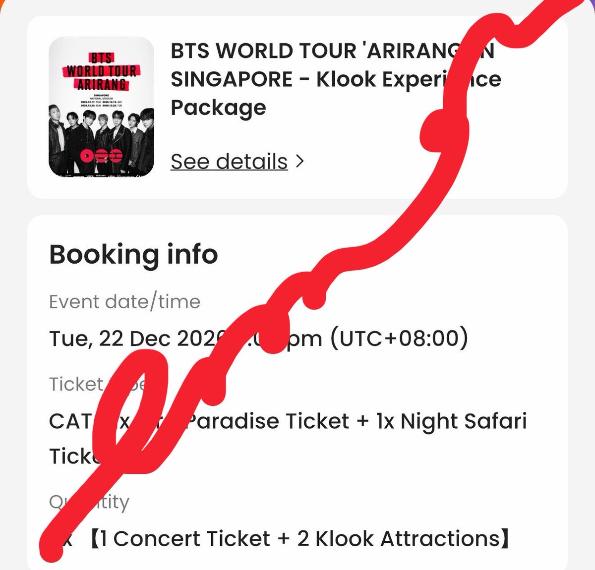 echoesofem's tweet photo. power of manifestation indeed 🫶🏻

BTS in Busan VIP soundcheck ✅
BTS in Singapore CAT 1 ✅ https://t.co/JXUzYByRG7