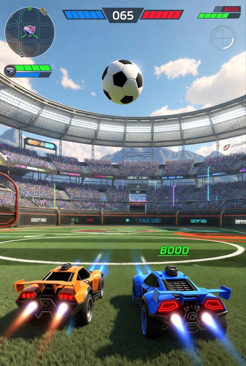 arktifyofficial's tweet photo. Got access to RL early UE6!!!! How does this shi look!!!!!! @RLEsports @RocketLeague @mawkzy1 @TenacityTv_ @amustycow 

This is obviously a joke xD and are not official rocket league gameplay/pictures https://t.co/ByBNzLmKWp