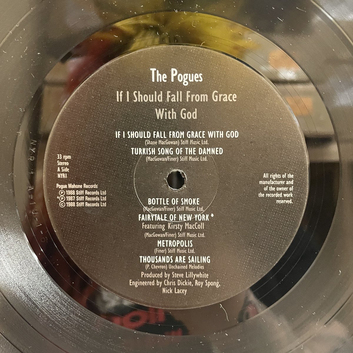 PUNK新着中古レコード】 POGUES💛💚 88年名盤3RD『IF I SHOULD FALL