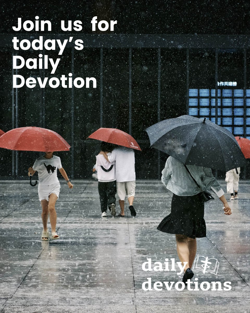 UnitedReformed's tweet photo. “Someone started to sing, and soon the whole room was moving together. We laughed, we danced, we raised our voices in praise. The children ran to the doorway and lifted their faces to the sky. Their joy spread to everyone. The same rain that brought me worry brought them happiness.” Seoyoung Kim sings in the rain in today’s Daily Devotion. 

 https://t.co/JAg2lYPaza

Image: Yeh Xintong/Unsplash