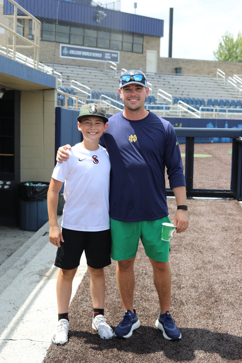 MNovak2033's tweet photo. Pumped to be heading back to Notre Dame for baseball camp. ☘️⚾️ Can’t wait to get back on the field and see the coaching staff. It won’t be long before calling this place home as a student-athlete! 
@NDBaseball @ShawnStiffler29 @Seth_Voltz https://t.co/YkqvTBiEFf