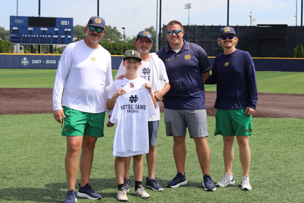 MNovak2033's tweet photo. Pumped to be heading back to Notre Dame for baseball camp. ☘️⚾️ Can’t wait to get back on the field and see the coaching staff. It won’t be long before calling this place home as a student-athlete! 
@NDBaseball @ShawnStiffler29 @Seth_Voltz https://t.co/YkqvTBiEFf