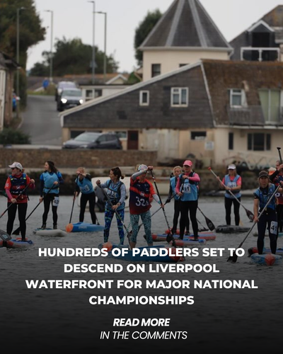 ExploreLpool's tweet photo. 🌊 | Liverpool's iconic waterfront is  to become the centre of the UK's paddlesport scene this weekend as the British National Paddling Championships arrive in the city. https://t.co/eoaa98j5YF