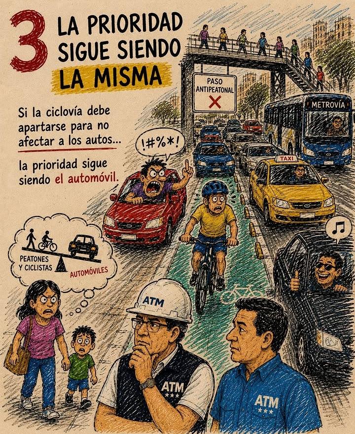 masacriticagye's tweet photo. Ante las críticas por la falta de planificación, la @ATMGuayaquil  decidió mover la nueva #ciclovía de la avenida Narcisa de Jesús a la acera, reduciendo el espacio peatonal para no tocar el de los vehículos privados 🤦🏾‍♂️🫠😠

Conoce por qué esto afecta a la movilidad activa en #Guayaquil 🤔

#LaBiciSeRespeta 🚲💪🏼

@edgarlupera_ 
@taticoronelf 
@alcaldiagye 
@movseguraec 
@BlancaLopezC_
