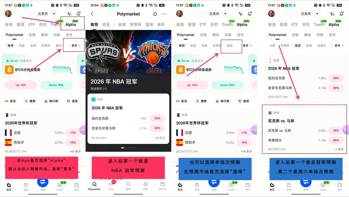 daddyplus_'s tweet photo. 刚刚使用GATE下注了NBA冠军预测，果断下注马刺。

刚好看到GATE搞了预测活动直接一鱼两吃。

接下来七月给大家讲讲活动内容:活动有三块
一：瓜分 10,000 U，预测交易大于20 U，比赛结算后直接得 10 U体验金  【限前1000名】

二：额外 5,000 U，新用户同上操作，可额外再拿 10U 总计 20 U【500名新用户】

三：瓜分 5,000 U，每成功邀请1名新用户完成≥20 U预测→ 得 10 U，【最高邀请10人】

预测赛道现在超级火，各大平台都有做，但像 Gate 这样门槛低、玩���简单的平台真不多。它直连全球最大预测市场 Polymarket，流动性好、项目多，上车方便，数据分析工具也靠谱，区块链交易 Gate 一站就全部搞定。附教程在下面哦！

活动链接:https://t.co/f4lptXjGU6

#Gate预测市场
#GatePolymarket