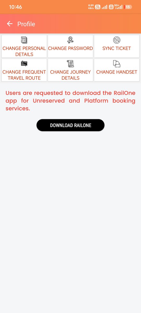 ashuzzz151's tweet photo. Hello @RailMinIndia, @RailwaySeva, @IRCTCofficial, @AshwiniVaishnaw
I am not able to surrender my r wallet in UTS app. I raised a complain and my reference no is 2026060211947.  "Surrender wallet" option is missing from the uts app and my amount is struck. https://t.co/GFYNz3UuTy