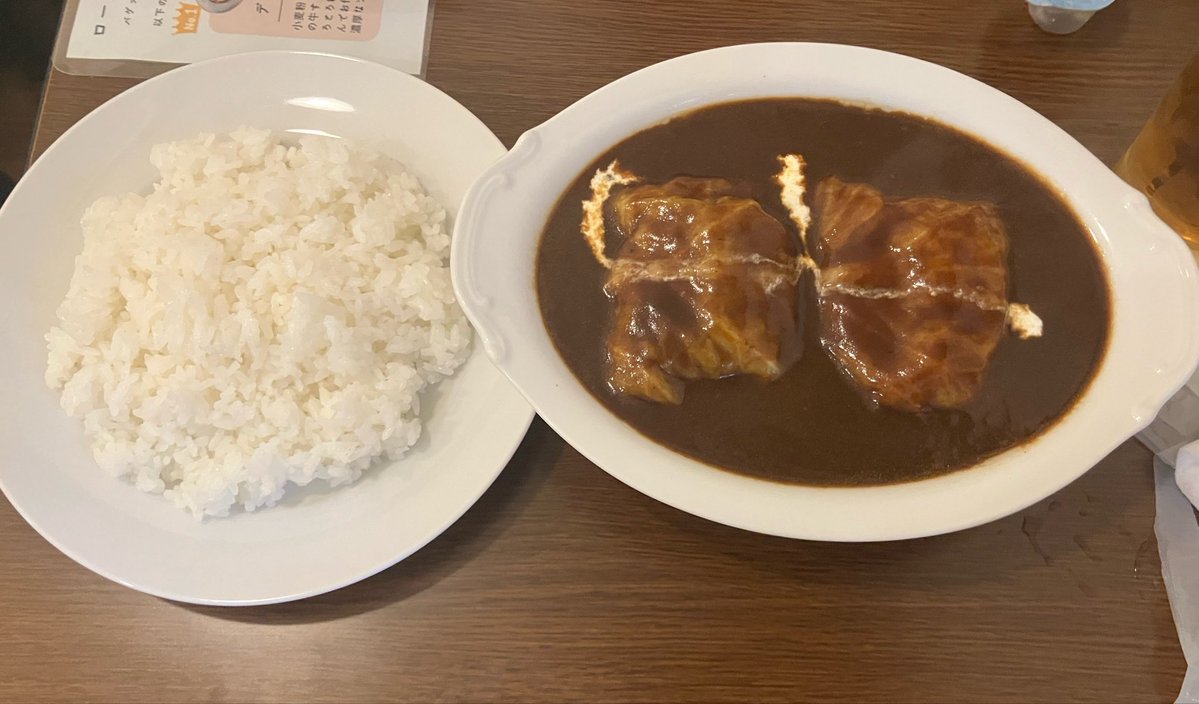 CeltyqB's tweet photo. 行きたかったあきばのロールキャベツ専門店🤩
美味しもの食べたし今日も頑張るぞ🤜 https://t.co/NB3OVvDHjc