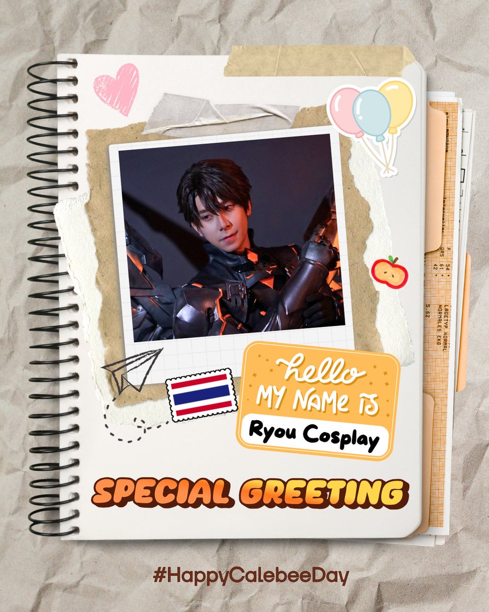 BloomingEncore's tweet photo. Something special from Thailand awaits our onsite attendees… ✈️💌

An award-winning cosplayer, crafter and multi-year WCS national representative, it's our honor to have Ryou Cosplay prepare a special greeting for the students attending #HappyCalebeeDay ✨💛 https://t.co/mYbKA7WFsr