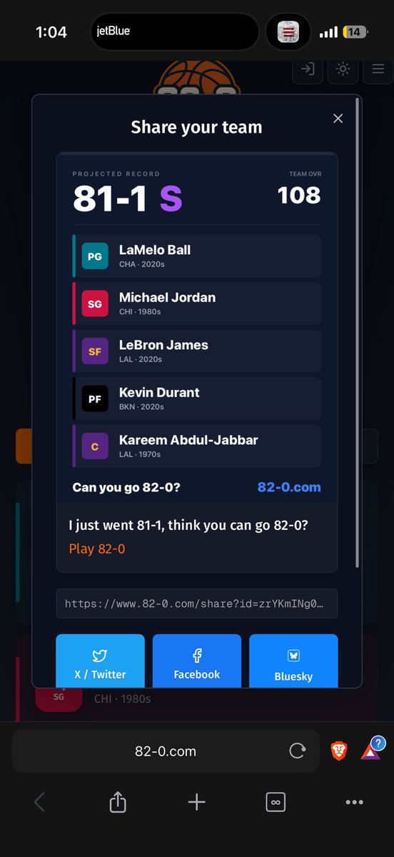 hzctors's tweet photo. I just went 81-1, think you can go 82-0? #NBA #82and0

Maneeeee what https://t.co/5vzlNZJ4yY