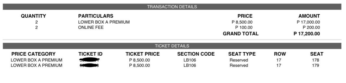 impatns's tweet photo. FOR SALE

SOFT BY LANY THE WORLD TOUR MANILA
NOVEMBER 7

2 adjacent tickets
LBA PREMIUM 106 ROW 17
RFS: Extra tickets

Unclaimed. Can do meetup to claim physical ticket.
DM FOR DETAILS 😊

#LANY https://t.co/703IXku25c