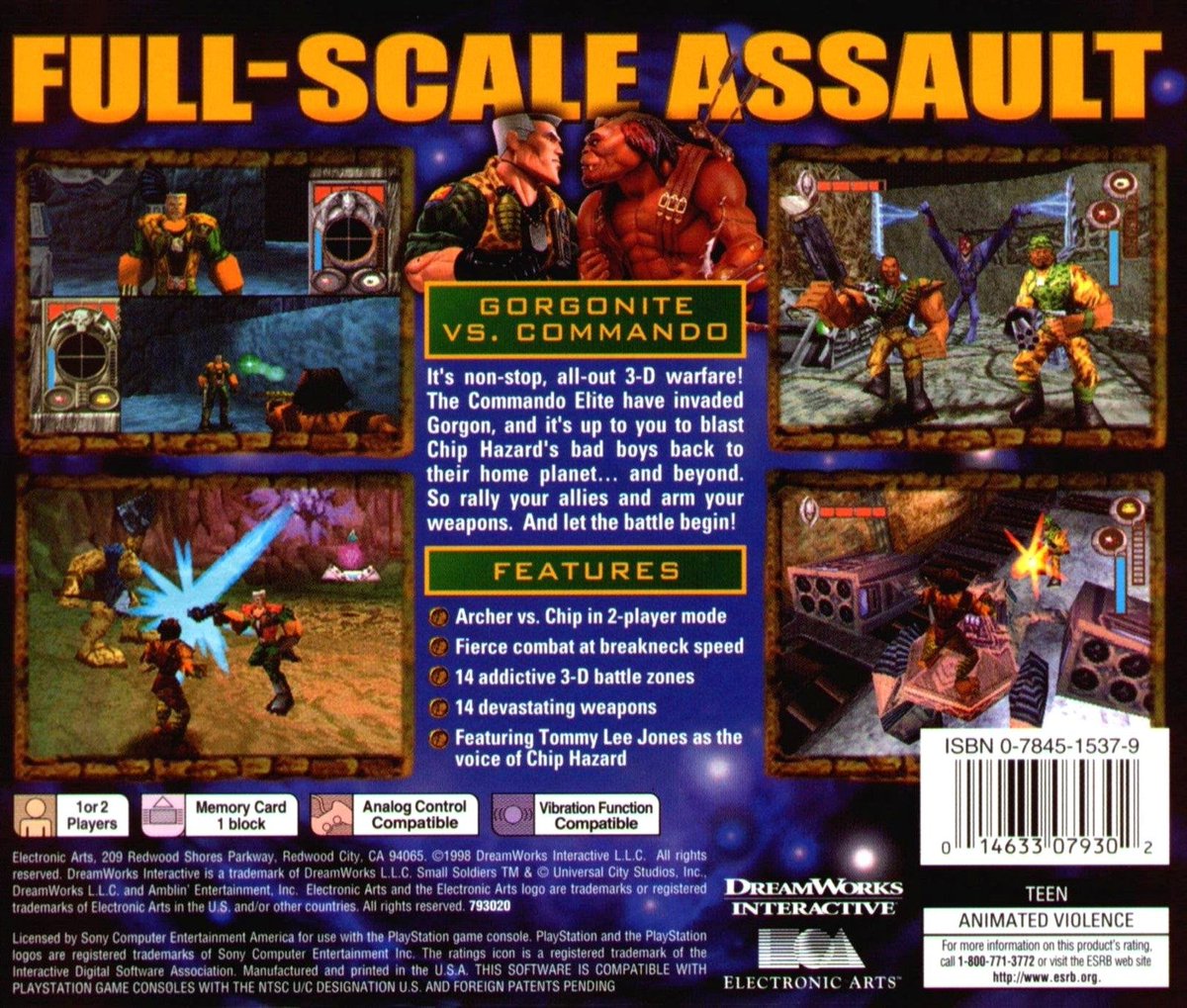 EXEcutionare's tweet photo. They made a game for these too that is actually pretty good. Instead of taking place in the real world like the movie, it takes place in their universe.

You start out in Gorgon because the Commandos have invaded your realm, but as the game progresses, the levels become more industrialized, because now you're on the offensive taking the fight directly to the Commandos.

I think it's so freaking sick that they took the movie and expanded upon where these characters actually came from. The older I get, the more I really appreciate the developers and their creativity.