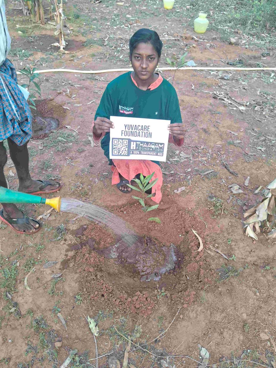 care_yuva's tweet photo. To celebrate World Environment Day and support the 'Go Green' initiative, Team YuvaCare, in collaboration with the Thaagam Foundation, planted a tree in Chennai, India—a small step towards a greener tomorrow. 🪴 

#gogreen #yuvacare #treeplanting https://t.co/4BLKwhV2SV