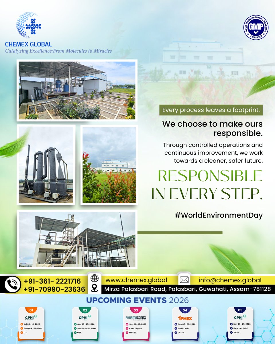 ChemexG's tweet photo. 🌱 Every action leaves an impact. We choose to make ours positive.

Through responsible operations, environmental stewardship, and a commitment to continuous progress, we're working towards a safer and more sustainable future. 🌍✨

Responsible in every step. https://t.co/W6ltAW82tK
