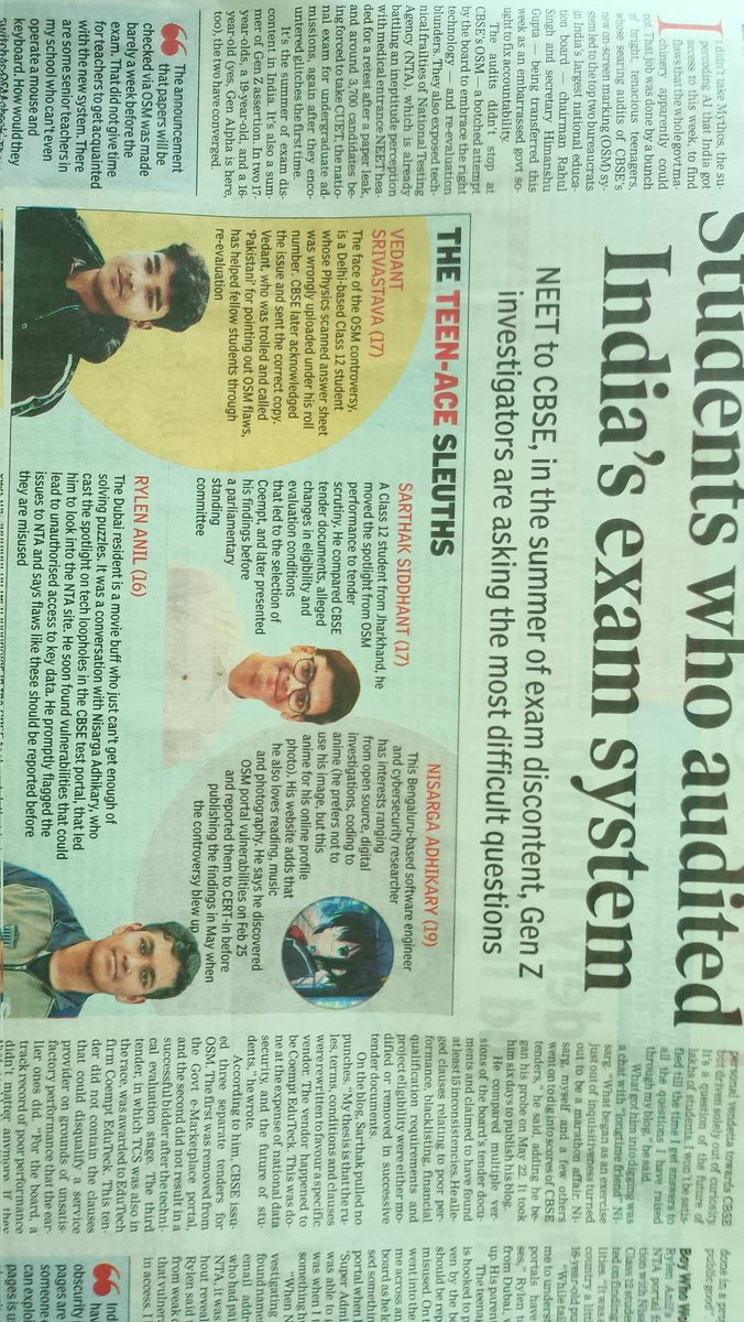 canindya's tweet photo. Smart kids. I hope the Padma awards come their way. https://t.co/bVlV9QHMII