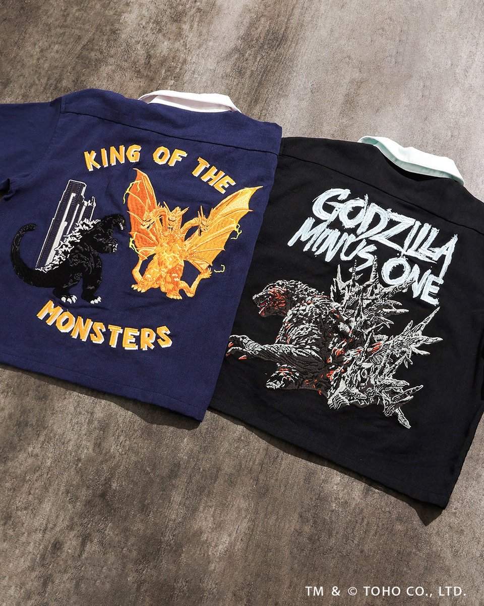 FOOnlineStore's tweet photo. 映画『ゴジラ-1.0』デザインのWEB限定アイテムが登場！
迫力あるデザインで存在感抜群🦖🌊
大人サイズもあるので家族でおそろいもできちゃう🔥

▶️ https://t.co/j0bqWo3Yok

#ゴジラ #GODZILLA #BREEZE #ブリーズ https://t.co/EoJhFuv339