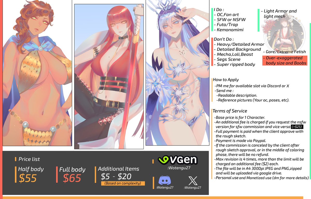 Wotengu 👺| Comms - Open tweet media