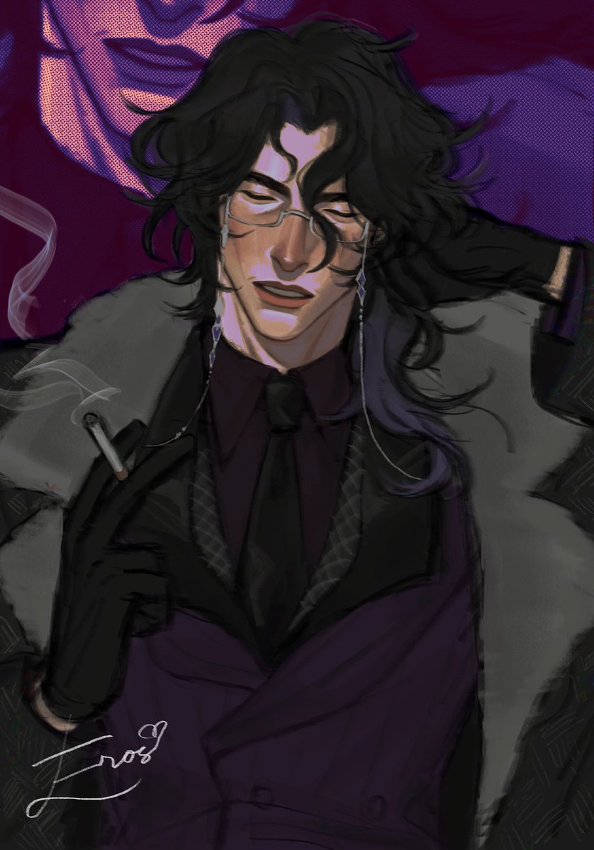 noctipher's tweet photo. Wih… I feel like I lost the usual warm tones cuz Pantalone usually has cooler ones. 😭 https://t.co/o7VKP9ctX1