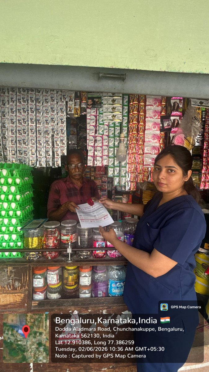 rrdch's tweet photo. 🚭🌍On #World_No_Tobacco_Day_2026, #Department_of_Public_Health_Dentistry, #RRDCH conducted awareness drives in 16 schools, community outreach, #BBMP_Rose_Campaign &amp;vendor education to promote a #Tobacco_Free_Future.💚🚫🚬
#RRDCH #Public_Health #Tobacco_Control #Say_No_To_Tobacco https://t.co/ZNIBtvPIJV
