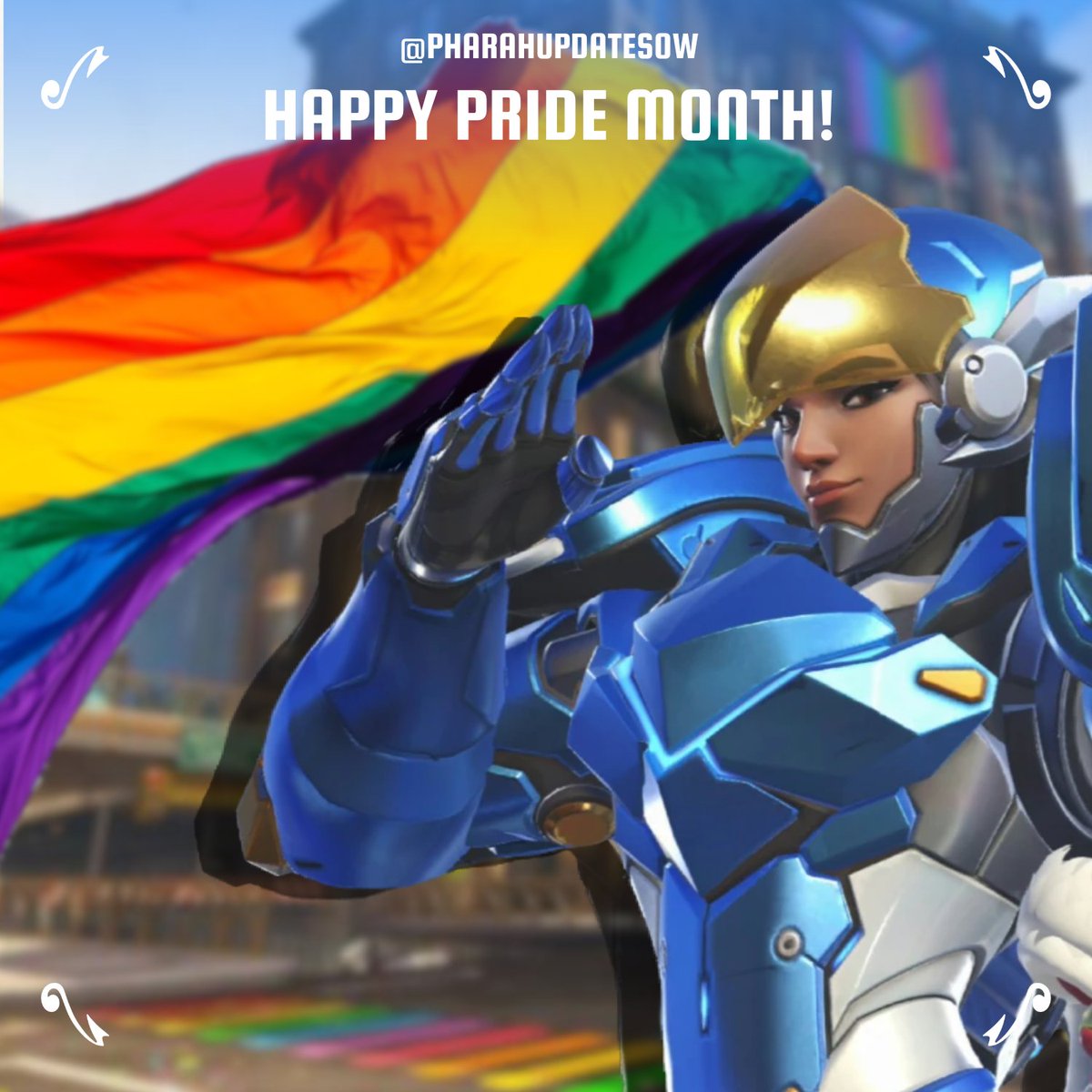 PharahUpdatesOW's tweet photo. Happy Pride Month everyone!
Keep being you. Keep the skies free and colorful. 🏳️‍🌈 https://t.co/fPdkaAmuZi