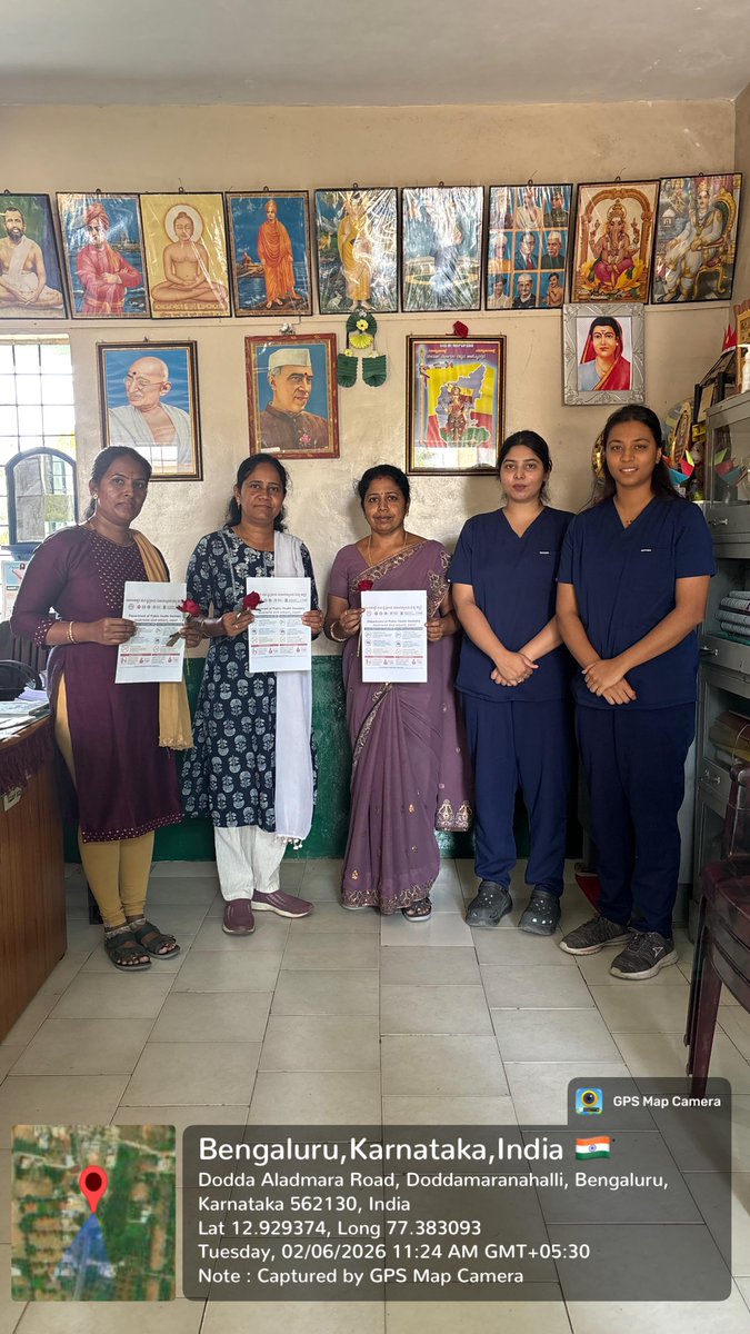 rrdch's tweet photo. 🚭🌍On #World_No_Tobacco_Day_2026, #Department_of_Public_Health_Dentistry, #RRDCH conducted awareness drives in 16 schools, community outreach, #BBMP_Rose_Campaign &amp;vendor education to promote a #Tobacco_Free_Future.💚🚫🚬
#RRDCH #Public_Health #Tobacco_Control #Say_No_To_Tobacco https://t.co/3l9WyOoG9c