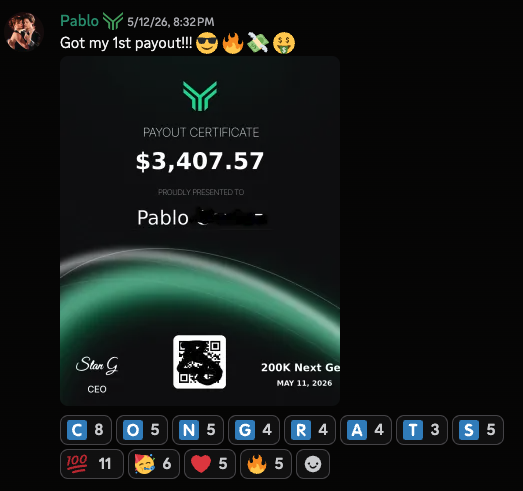 fundingtraders's tweet photo. Payouts payouts payouts

But behind a payout number is a trader who dedicated sleepless nights learning the skill

And it's paying off. https://t.co/iRQylixr4q