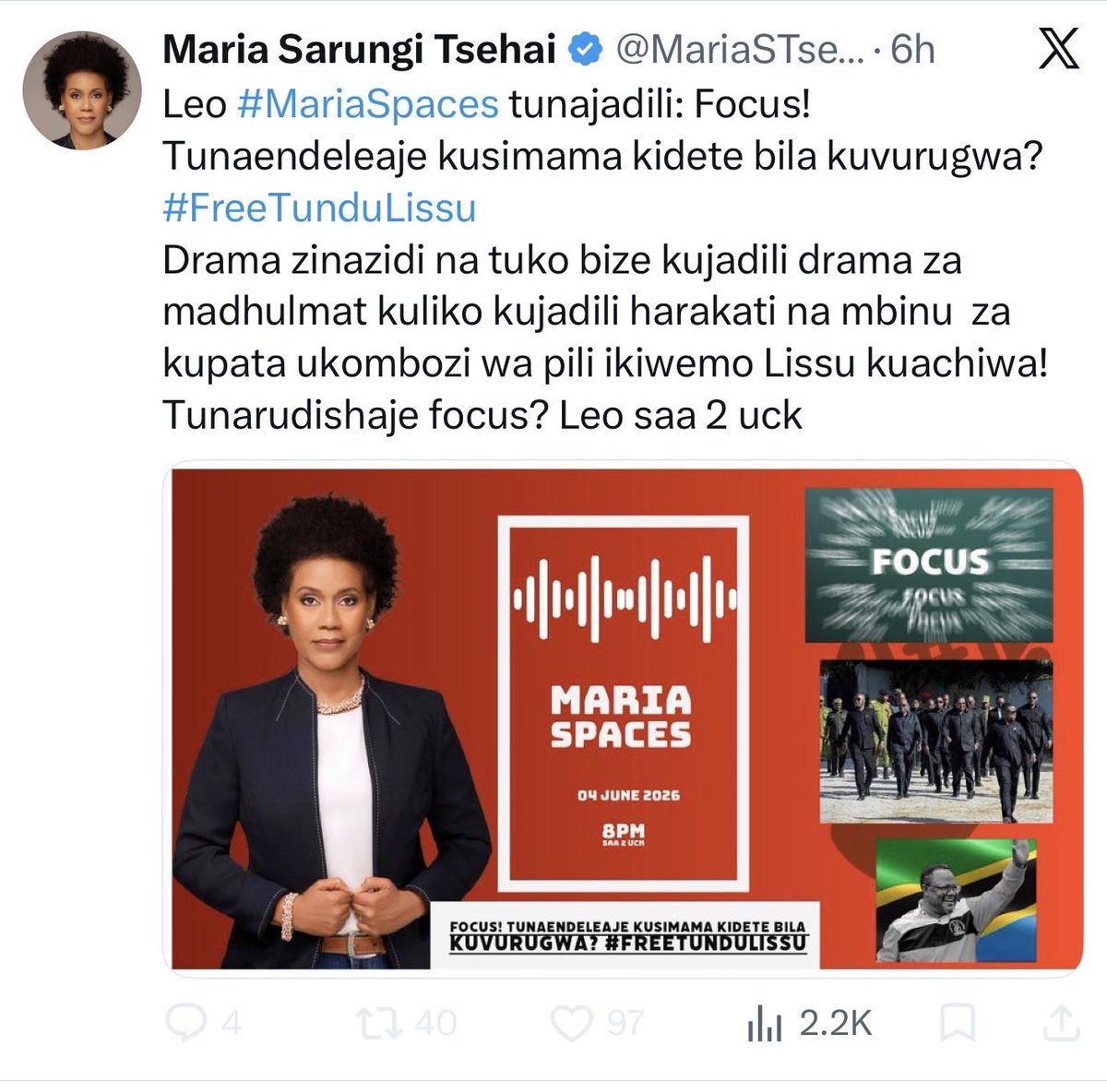 joharimshana's tweet photo. Nani aliekutuma kuanza kuamka Asubuhi na kuanza kujadili habari zetu za Urusi, si wewe mwenyewe? Shida yako unafikiri wewe ni mkubwa kushinda serikali hapo tu!! 

Chura, amekupiga za uso kuhusu Abdul kusafiri na Mama yake. Ukaona aibu ndio kuja kuandika Focus 😂 bado hujasema! Yaan Chura katoa elimu nzuri ambayo umefunga mjadala Ila wewe ulishupaza kuwaaminisha watanzania Abdul kuwa kwenye ile ziara ni kosa khaa AIBU. 

Na kila siku unajialibia credibility kwa kuja na panicking attacks zako, na misukule yako ilivyo inakufuata tu dah 😂 

Ziara inaendelea na leo ndio tunamaliza hivyo jiandae tu mtoto wa shangazi yangu! Na Naomba nikujuze tu na leo nimetumwa niende nyumbani kwa shangazi kama hujatoa lile carpet nitakuja kuwaambia wamarekani! Wakakubadilishie.