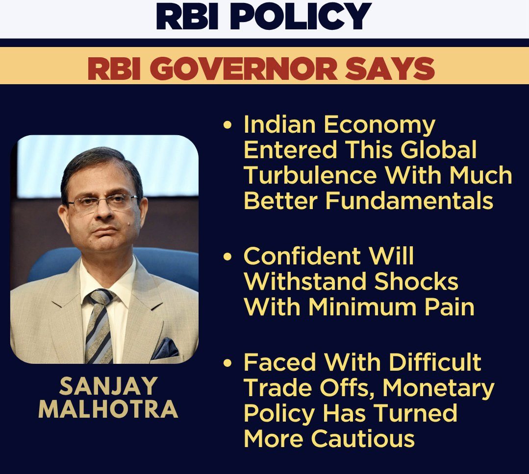 MrTalkStock's tweet photo. RBI Monetary Policy is mildly positive for Rupee 👍 

While Interest Rates remained unchanged, GDP growth forecast was revised slightly downward, and Inflation forecast was revised upward to over 5%

They exempted tax on Interest + Capital Gains Tax on Foreign Investment into Govt. Securities 
(Income Tax Dept. has simultaneously removed 20% withholding tax for Foreign Investment into Govt Bonds)

RBI also extended limits for Foreign Investment into 15, 20, and 40 year Govt. Securities (now at par with 10 year G-Sec)

This will now allow Indian Banks to begin an outreach programme to attract more Foreign Capital into Bonds. Most likely they will road shows in US, Europe etc 

They also raised investment limits for NRIs & OCIs to invest in listed equities without SEBI approval 

Step in the right direction 👍 
But needs support in the form of big bang policy reforms from Finance Ministry as well

#RBIPolicy