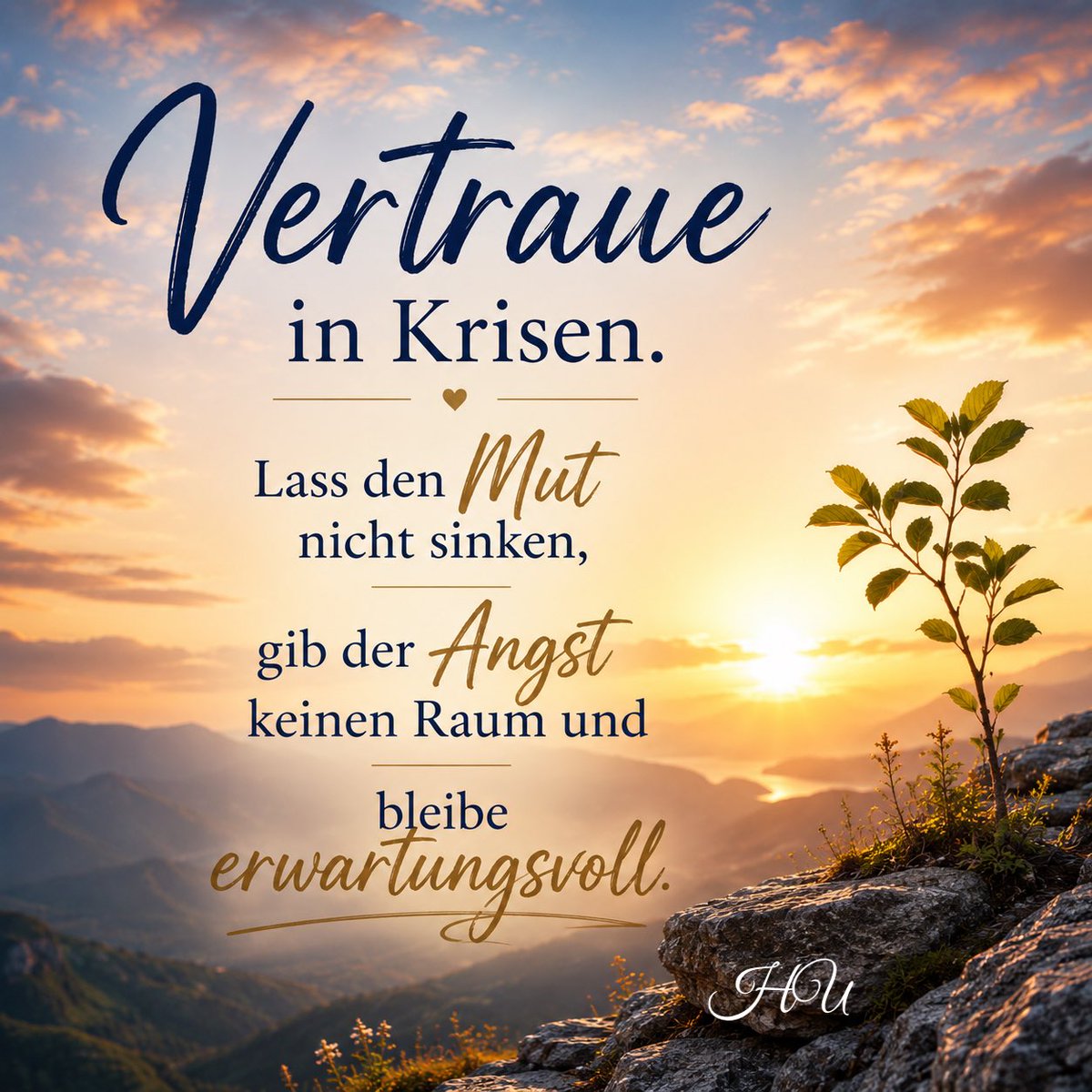 herbert_ullrich's tweet photo. In Krisen nicht passiv warten, sondern vertrauensvoll Dranbleiben. 
Beruhigung kommt nicht erst mit der Lösung, sondern durch Vertrauen.

„Harre des Herrn! Sei getrost und unverzagt und harre des Herrn!“
Ps. 27,14

Wo bist du heute herausgefordert, neu zu vertrauen?

#losung https://t.co/ondtw370p4