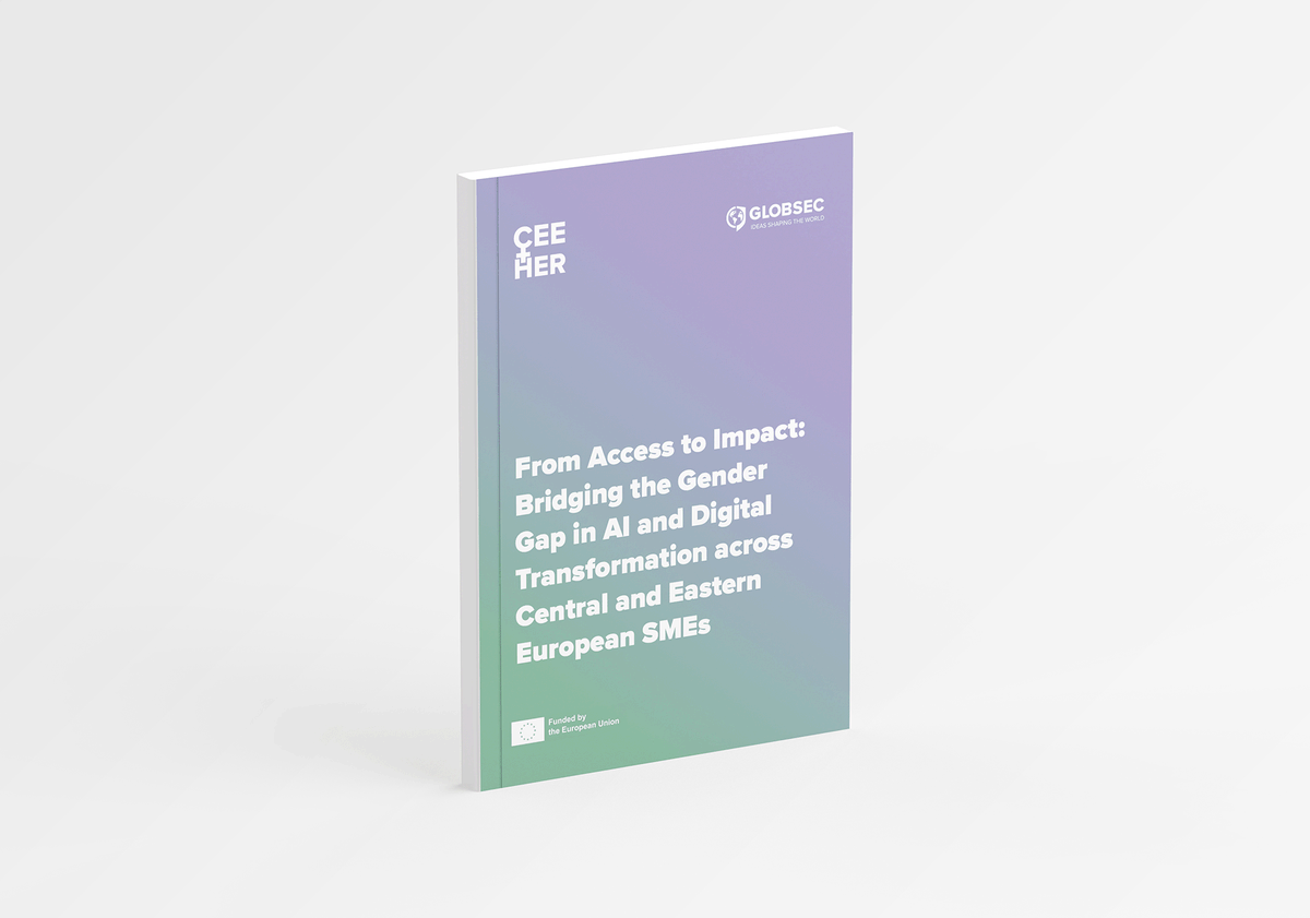 GLOBSEC's tweet photo. 📡 #FirstLight | One idea worth your morning

Women across CEE are adopting digital tools, but they're locked out of the rooms where tech strategy and capital get decided.

Our new report: why closing this gap isn't social policy, it's competitiveness. https://t.co/Q3gZmtE6Nr https://t.co/P0yIsoHrUa