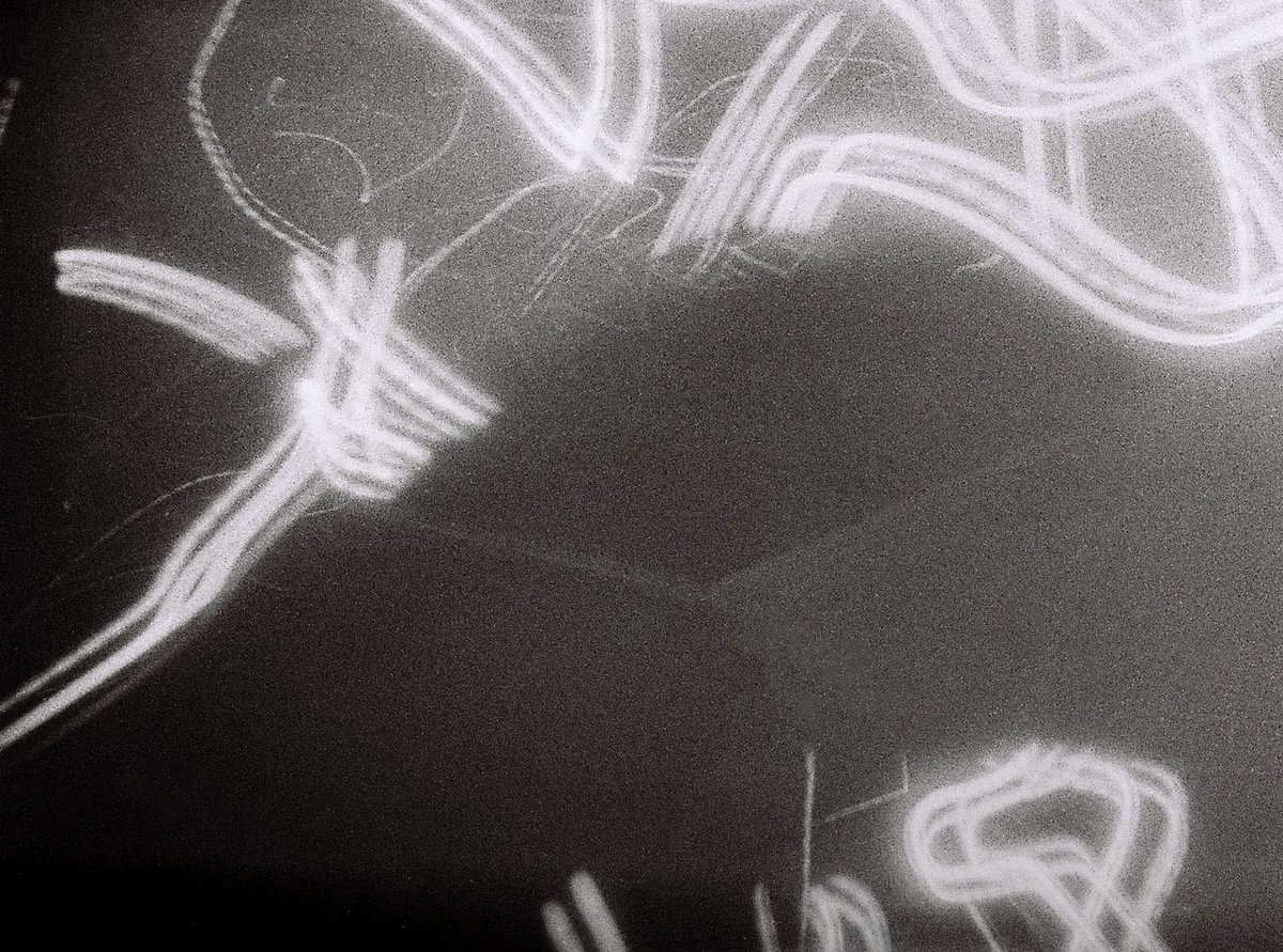 ST0PBATH's tweet photo. Long exposure light traces made with DIY 3d printed 110 film camera https://t.co/xNQOgForI1