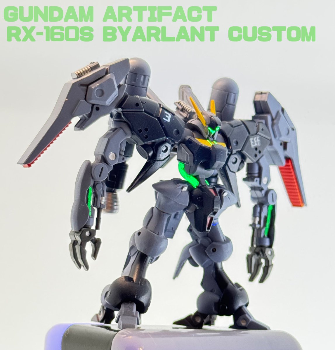 828eleven's tweet photo. GUNDAM ARTIFACT
RX-160S
BYARLANT CUSTOM
完成しました✨ 設定カラーに近い色味を意識してます🐕
#ガンダムアーティファクト #GUNDAMARTIFACT https://t.co/v5N2QhhJbS