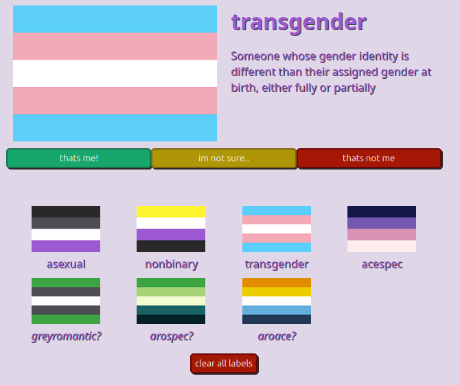 gabem_p's tweet photo. got a working version of it, id like to add lots of labels before i release it publicly. im writing short descriptions by myself and its very hard figuring out how to write some of these concisely https://t.co/M1GTIsPOCW